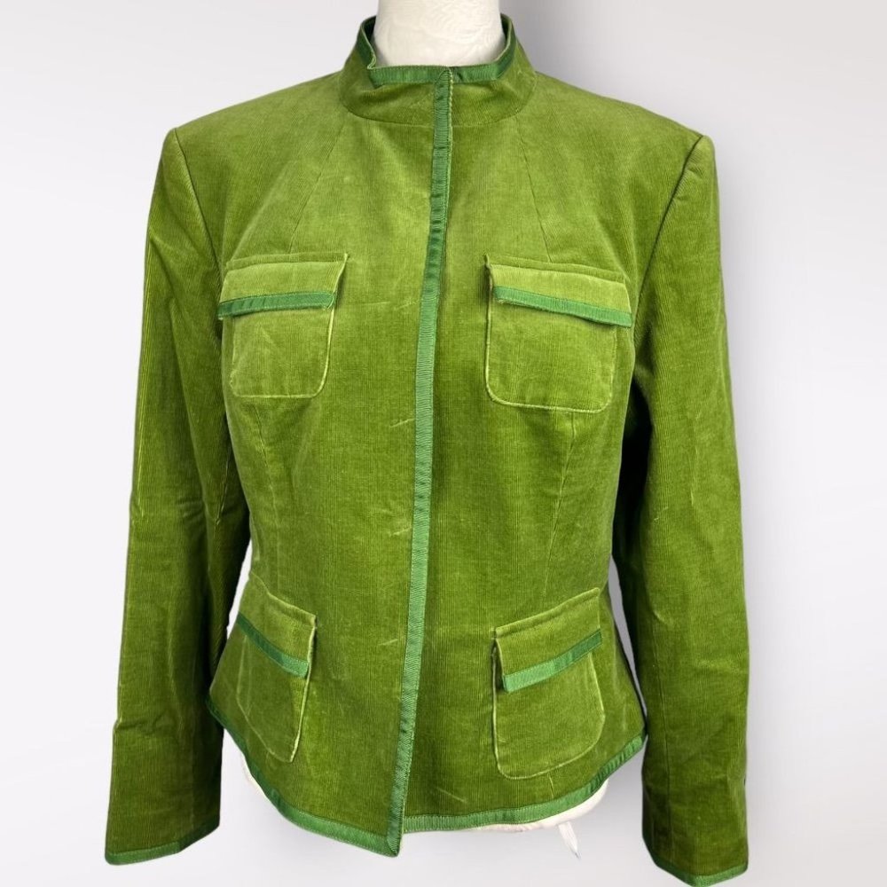 Style & Co. Vibrant Green Bomber Jacket